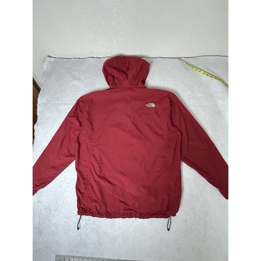 The North Face Windbreaker Jacket Men’s Large Red Hooded Full Zip